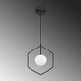 Opviq Geometri - 11105 Lámpara de pared ajustable blanco y negro